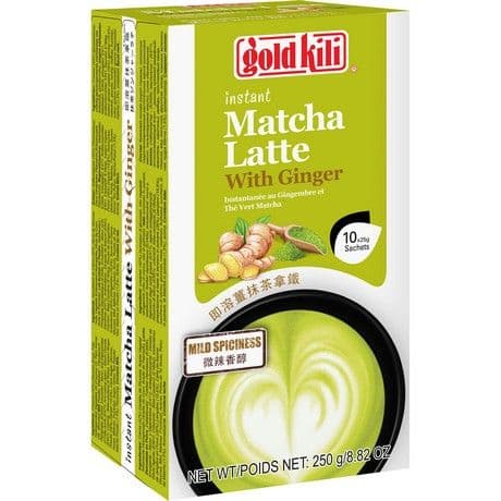 Instant Matcha-Ingwer-Latte