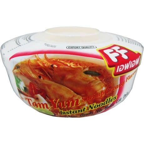 Instantnudeln Tom Yum Schüssel