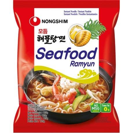 Instantnudeln Meeresfrüchten Ramyun